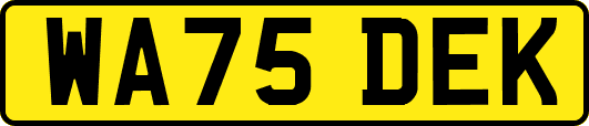 WA75DEK