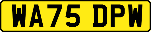 WA75DPW