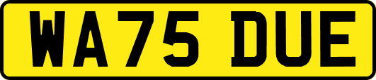WA75DUE