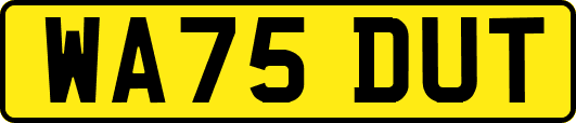 WA75DUT