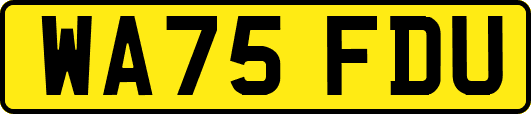 WA75FDU