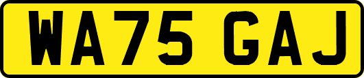 WA75GAJ