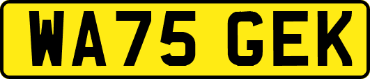 WA75GEK
