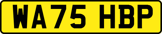 WA75HBP