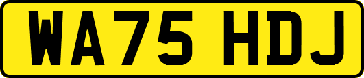 WA75HDJ