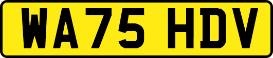 WA75HDV
