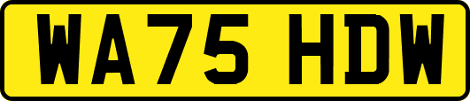 WA75HDW