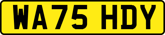 WA75HDY