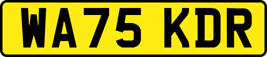 WA75KDR