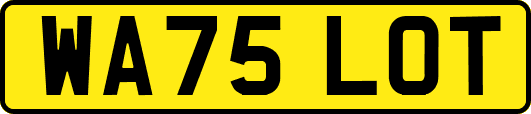 WA75LOT