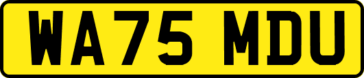 WA75MDU