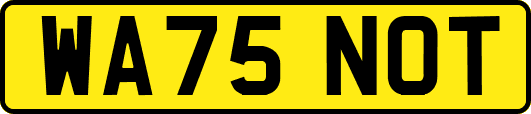 WA75NOT