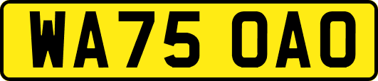 WA75OAO