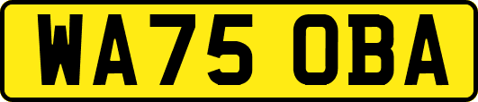 WA75OBA