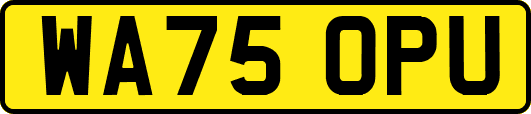 WA75OPU