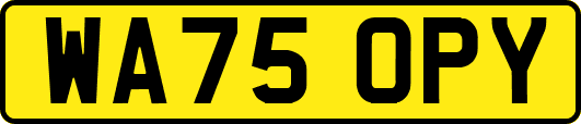 WA75OPY