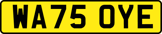 WA75OYE
