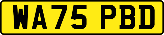 WA75PBD