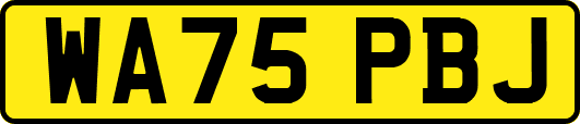 WA75PBJ
