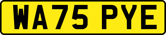WA75PYE