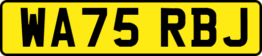 WA75RBJ