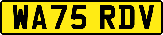 WA75RDV