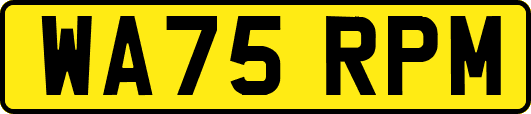 WA75RPM