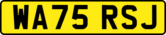 WA75RSJ