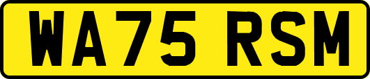 WA75RSM