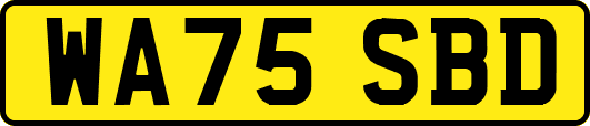 WA75SBD