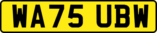 WA75UBW