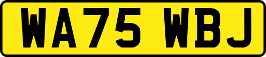 WA75WBJ