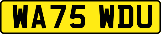 WA75WDU