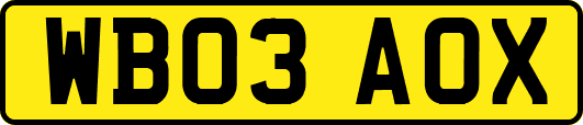 WB03AOX