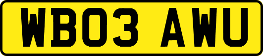 WB03AWU