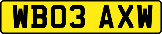 WB03AXW