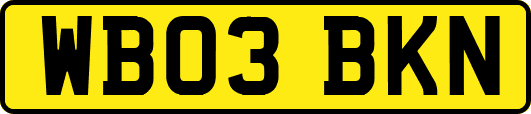 WB03BKN