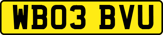 WB03BVU