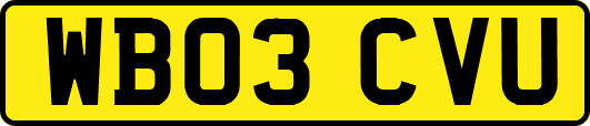 WB03CVU