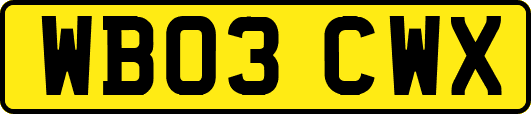 WB03CWX