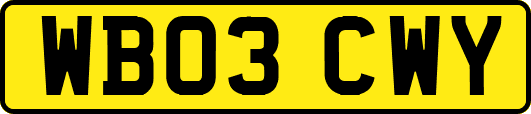 WB03CWY