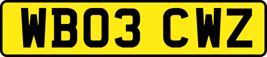 WB03CWZ