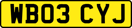 WB03CYJ