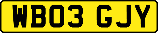 WB03GJY