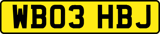 WB03HBJ