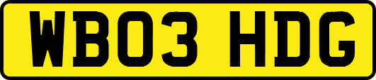 WB03HDG