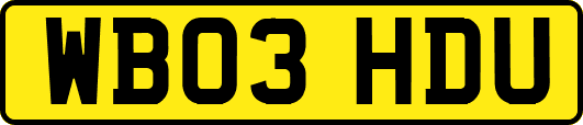 WB03HDU