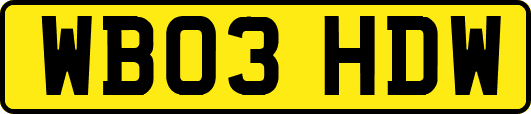WB03HDW