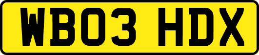 WB03HDX