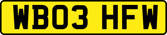 WB03HFW